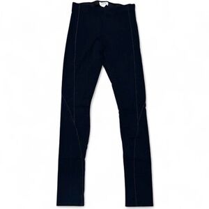 Vintage Helmut Lang Archive Navy Black Stretch Leggings Made in USA Size P